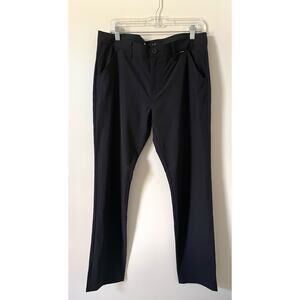 Travis Mathew Lightweight Stretch Performance Golf Pant Black Size 34 NEW